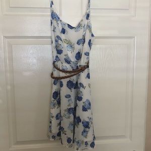 Forever 21 Blue Rose Summer Dress